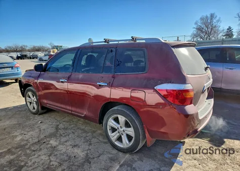 2010 Toyota Highlander Limited z USA, uszkodzony, nr VIN 5TDDK3EH1AS006061